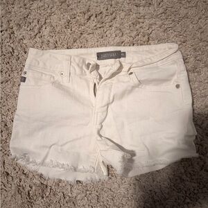 Just USA Women's Crisp White Jean Shorts